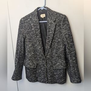 WILFRED ARITZIA Women Blazer Size 0 Fabric Made In Italy Elegant Feminine